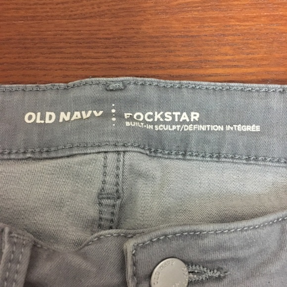 Old Navy Grey Rockstar Built-In Sculpt Jeans - Picture 6 of 6
